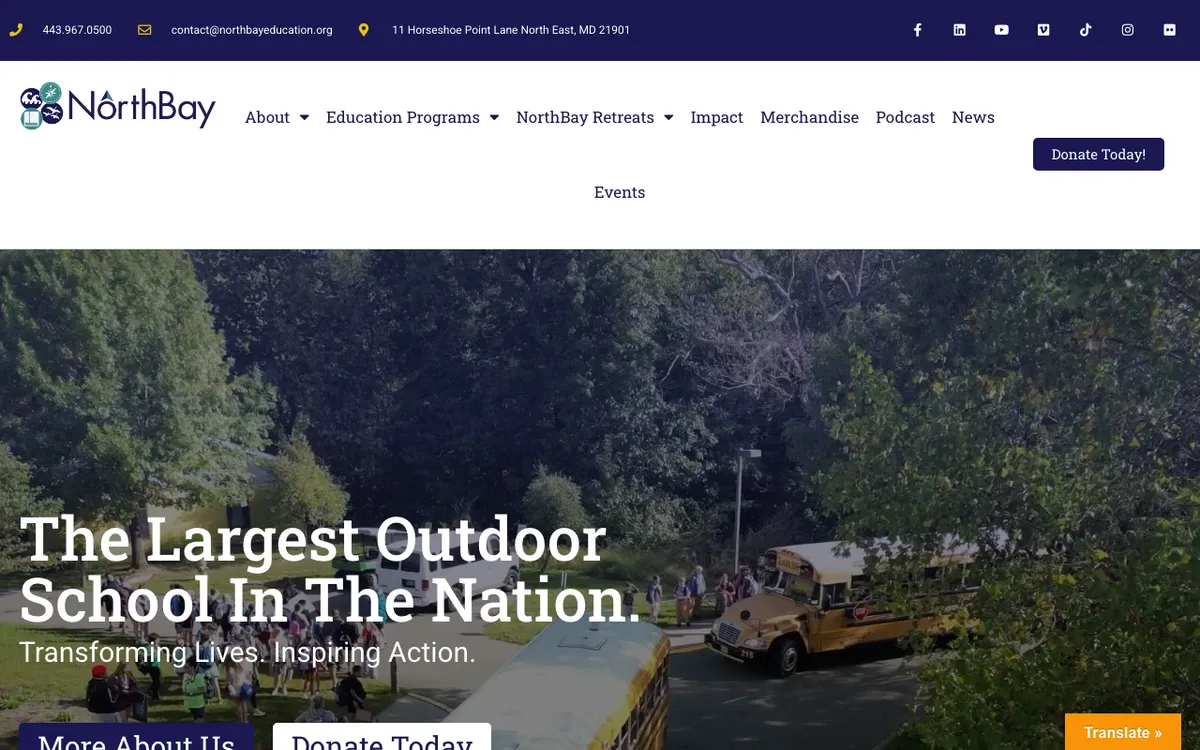 NorthBay Education website preview